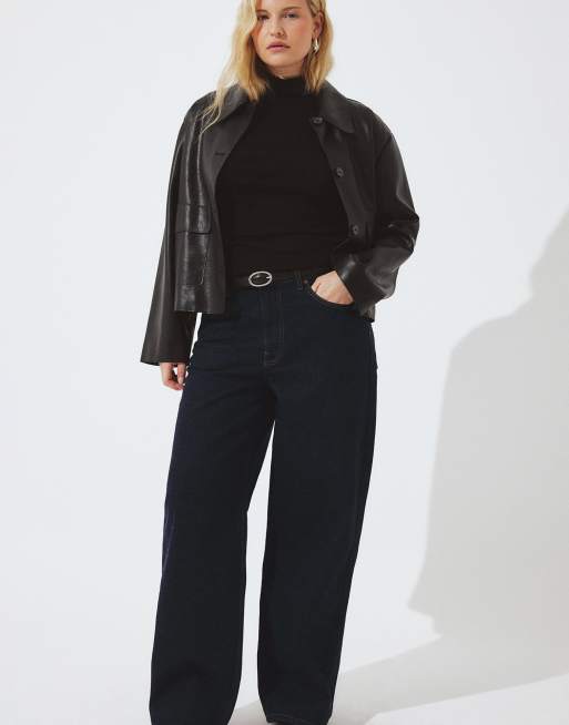 NA-KD - Alley - Jean large à taille haute - Brut, 4 de 4