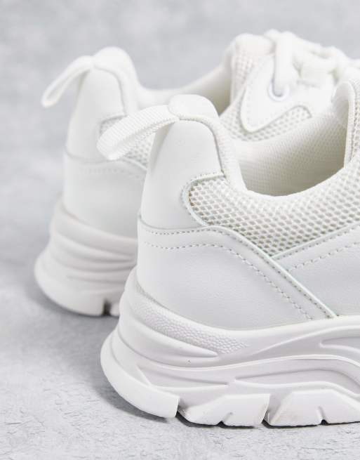 NA-KD - Baskets chunky à semelle style trek - Blanc, 2 de 4