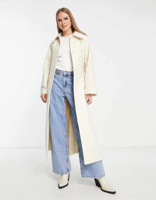 Maxi deals coat beige