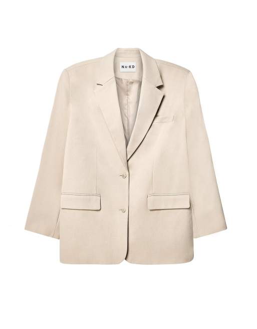NA-KD - Blazer oversize - Sable, 4 de 4