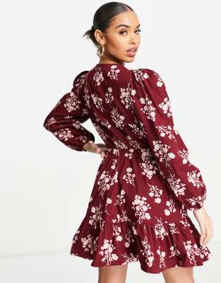 Asos bloemenjurk sale