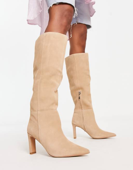 Botte beige en online daim