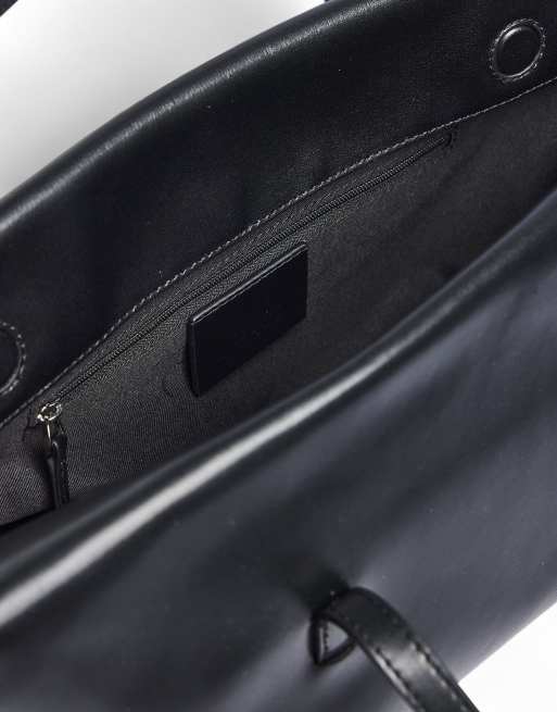NA-KD - Cabas carré en cuir - Noir, 5 de 5