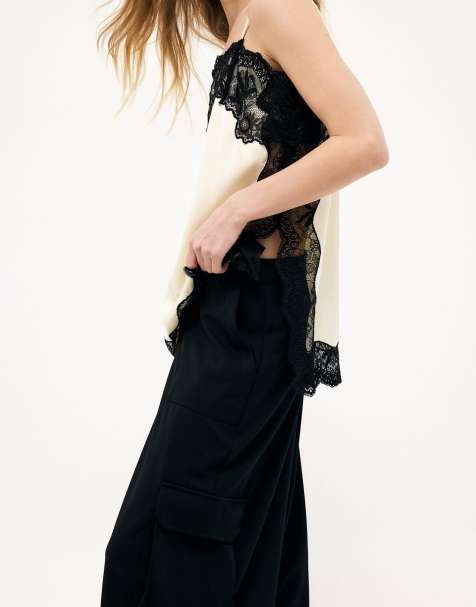 NA-KD Cargo trouser in black