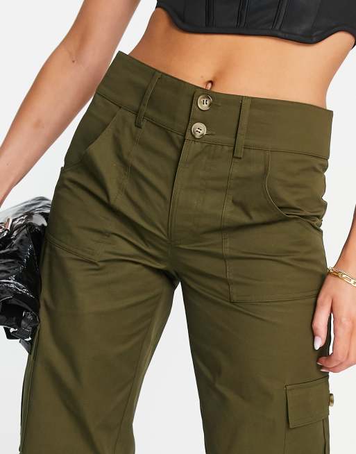 Olive green 2024 khakis women's