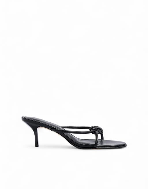 NA-KD - Chaussures à talon avec nœud - Noir, 3 de 5