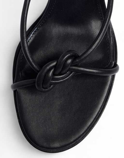 NA-KD - Chaussures à talon avec nœud - Noir, 4 de 5