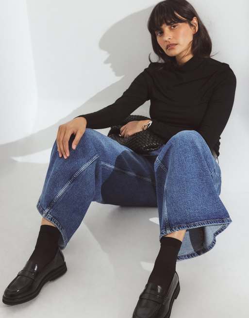 NA-KD chunky Loafer in Schwarz, 2 von 5