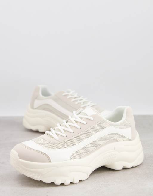 Asos white chunky on sale trainers