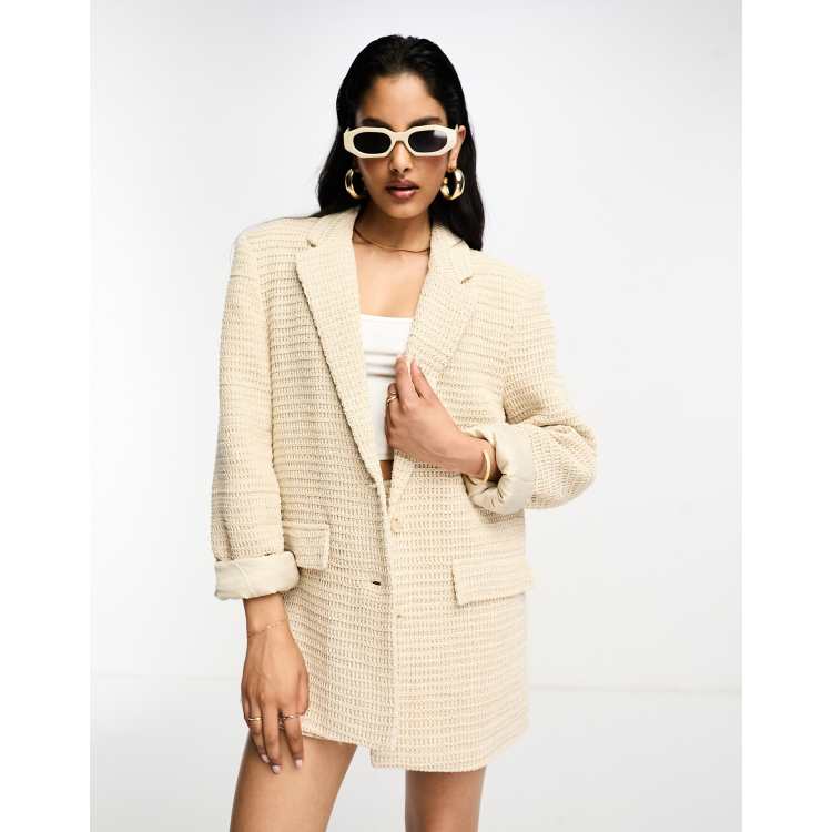 Crochet blazer hotsell