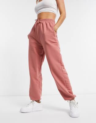 Pink topshop joggers hot sale