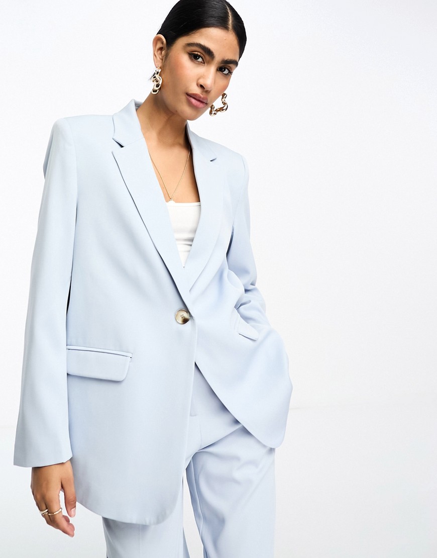 Na-kd Co-ord Single Breasted Blazer In Blue - Part Of A Set