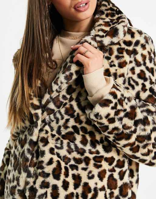 Nakd leopard coat sale