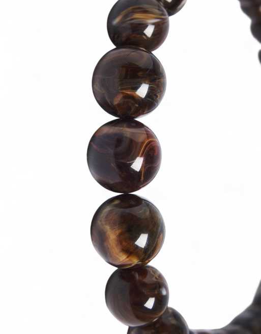 NA-KD collier perlé marron, 4 de 5