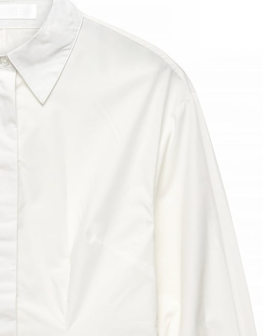 NA-KD Cotton fitted shirt in white, 5 of 5