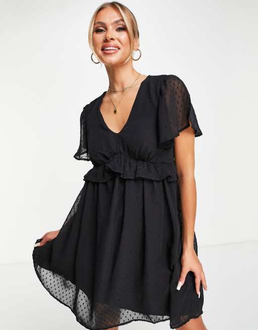 Mesh short sleeve outlet dress