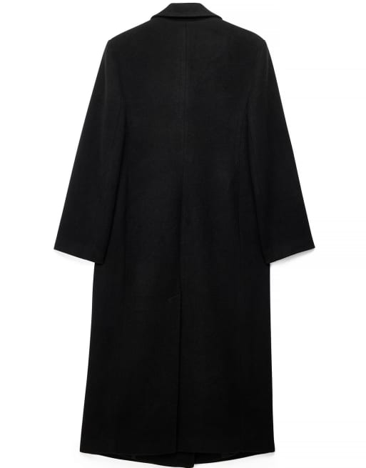 NA-KD Double breasted coat in black, 5 of 5