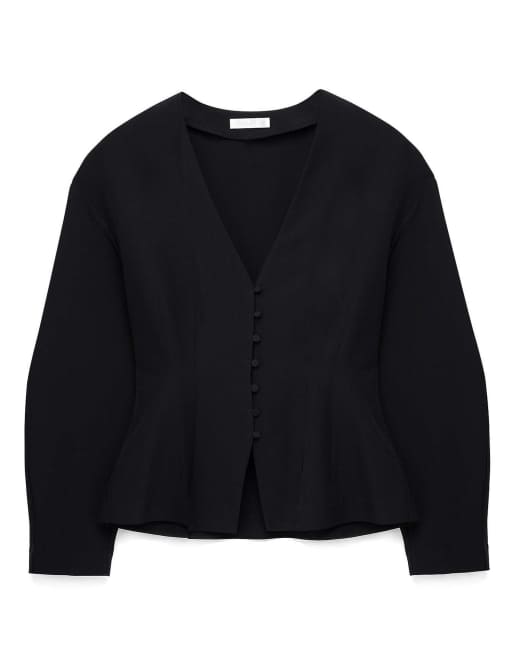 NA-KD – Elegante, figurbetonte Bluse in Cremeweiß mit Knopfleiste, 5 von 5