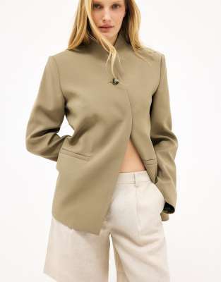Elegante Shorts aus Leinen in Beige-Neutral Neutral 36