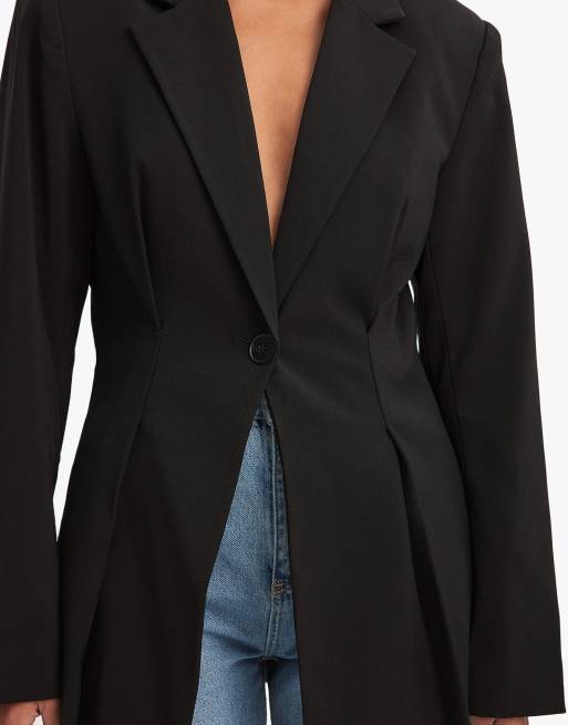 NA-KD Fitted blazer in black, 5 of 5