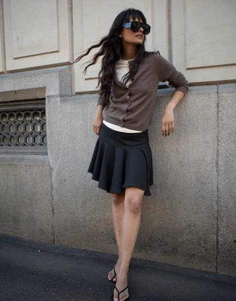 NA-KD gilet fin en maille nougat - view 1
