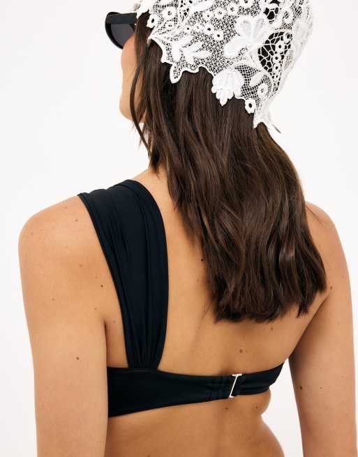 NA-KD - Haut de bikini torsadé - Noir, 2 de 5