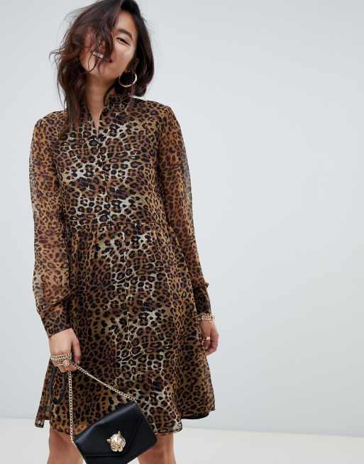 nike leopard dress