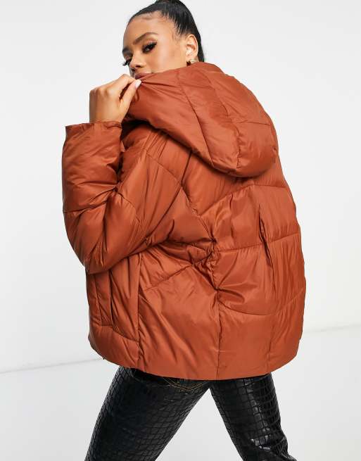 Next rust best sale padded coat