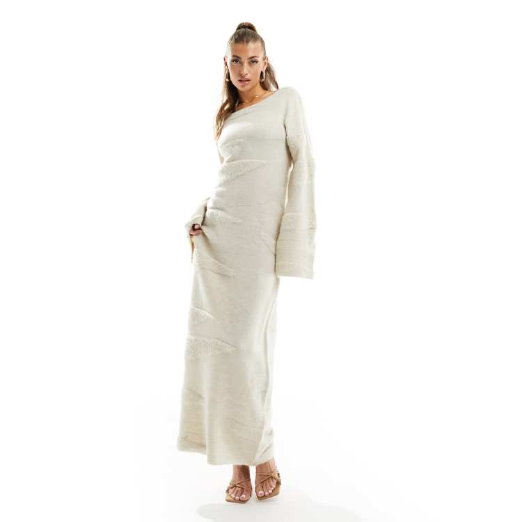 nakd jacquard knitted maxi dress Jacquard Knitted Maxi Dress - Long Sleeve Maxi Dresses - Multicolor