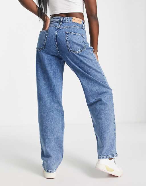 NA KD Jean droit pinces Bleu ASOS