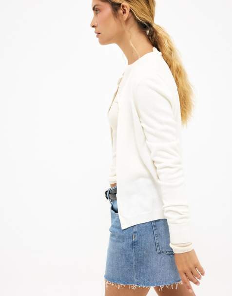 NA-KD – Jeansshorts in Hellblau mit mittelhohem Bund - view 1
