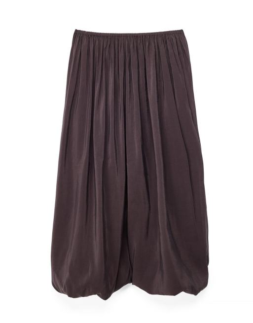 NA-KD jupe midi drapée en modal prune, 5 de 5