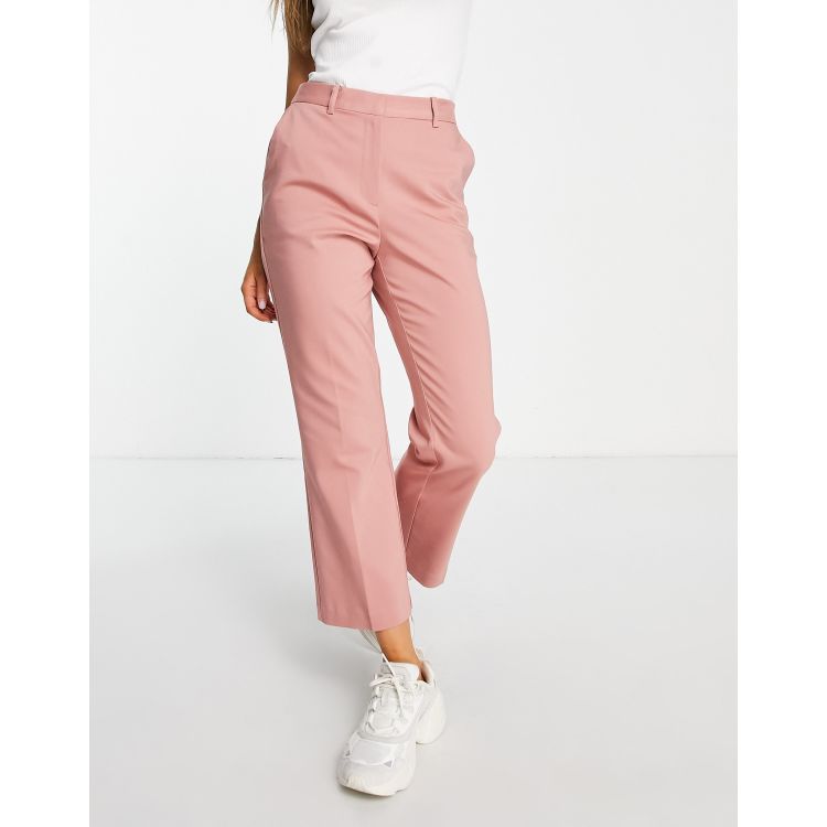 ASOS DESIGN kick flare trouser in pink