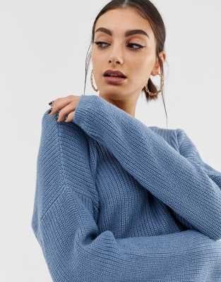 nakd zip knitted sweater