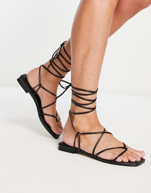 Strappy up the leg 2024 sandals