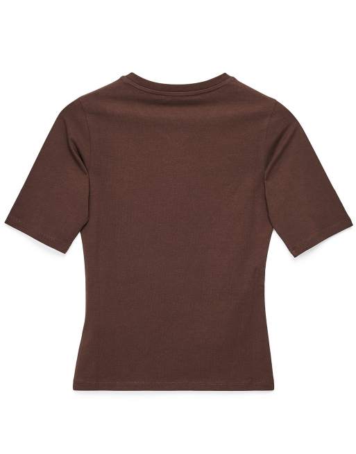 NA-KD Langärmliges T-Shirt in Braun, 5 von 5