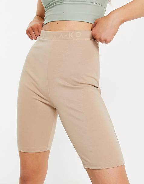Asos Donna Abbigliamento Pantaloni e jeans Shorts Pantaloncini TAN Pantaloncini in jersey misto cotone color cammello in coordinato 