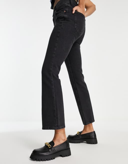 NA-KD - Loafers met dikke zool en ketting in zwart, 2 van 4