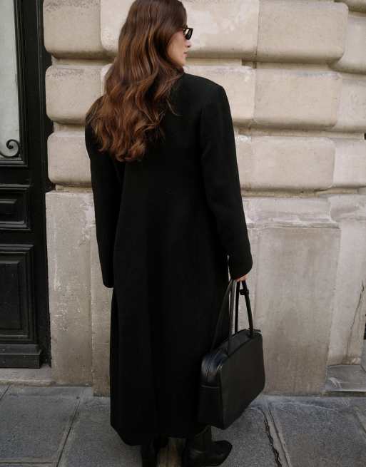 NA-KD manteau croisé noir, 2 de 5