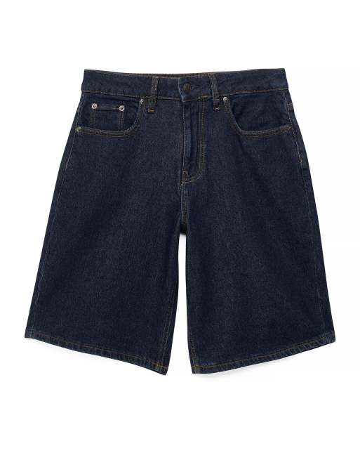 NA-KD Mid-Waist Loose Denim-Shorts in Rinse-Waschung, 5 von 5