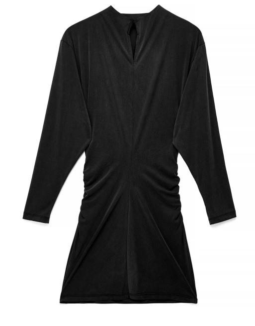 NA-KD Mini-Kleid mit Fledermausärmeln in Schwarz, 5 von 5