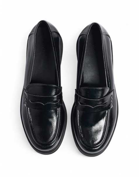NA-KD mocassins chunky noirs - view 1