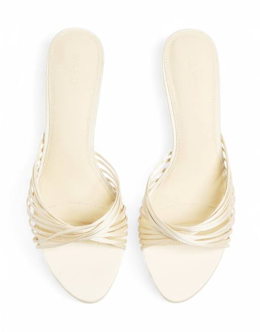 NA-KD - Mules à brides - Jaune clair, 3 de 4