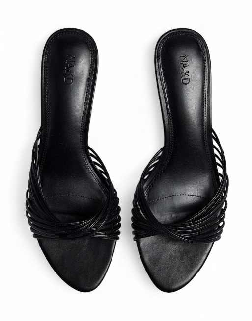 NA-KD - Mules à brides - Noir, 3 de 5