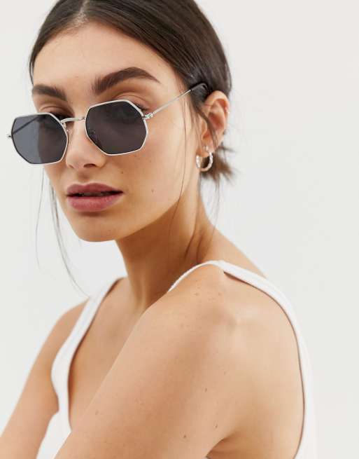 Octagon shape clearance glasses