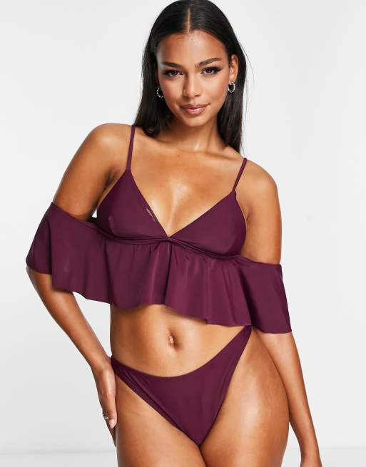 Off the shoulder deals swimsuit top