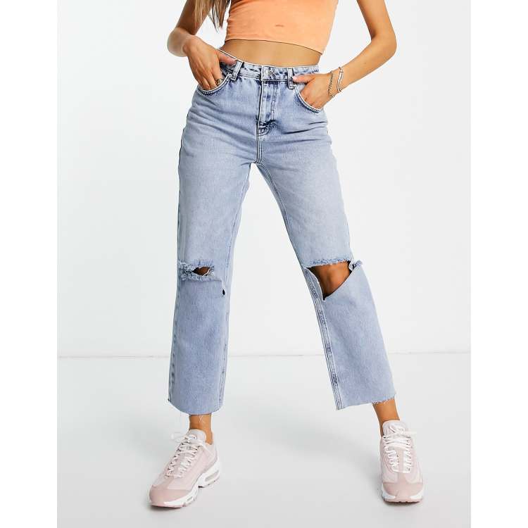 Open deals knee jeans