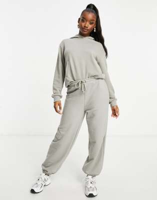 grey cotton joggers