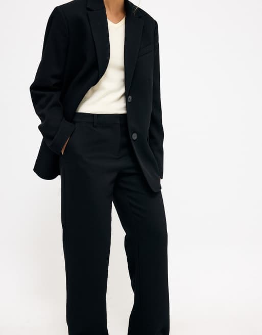 NA-KD – Oversize-Blazer aus Twill in Schwarz, 3 von 5