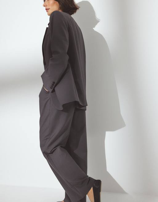NA-KD – Oversize-Blazer in Dunkelgrau, 3 von 5